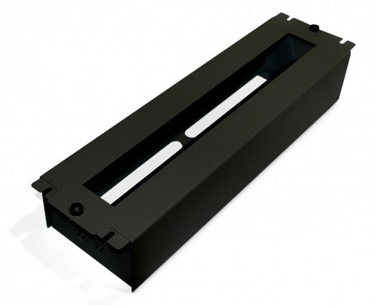 Рейка-DIN Hyperline BPB19-PS-3U-RAL9005 1U черный (упак.:1шт) фото 2