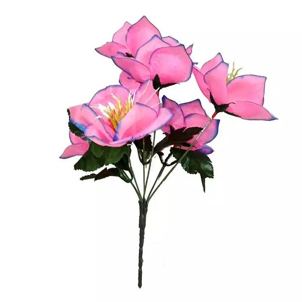 Букет лотоса на 6 голов 32см 392-546 фото 2