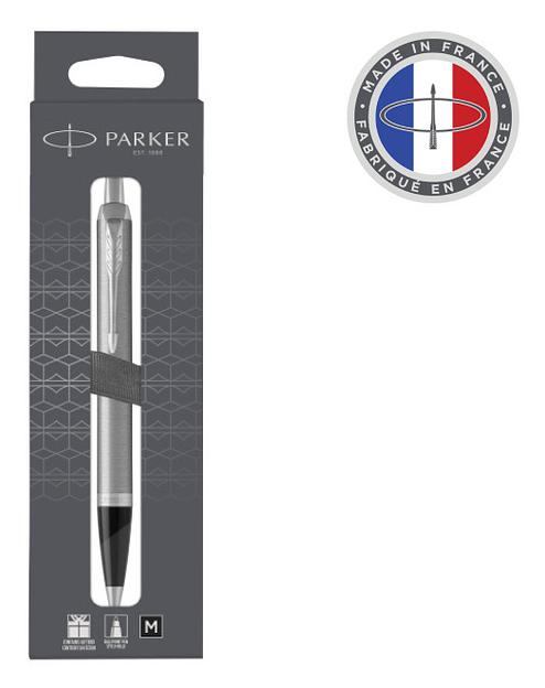 Ручка шариков. Parker IM Core (CW2150841) Stainless Steel CT M черн. черн. подар.кор.европод. фото 2
