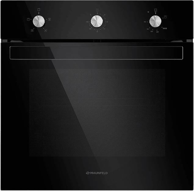 Духовой шкаф Электрический Maunfeld EOGC604BSlim черный фото 1