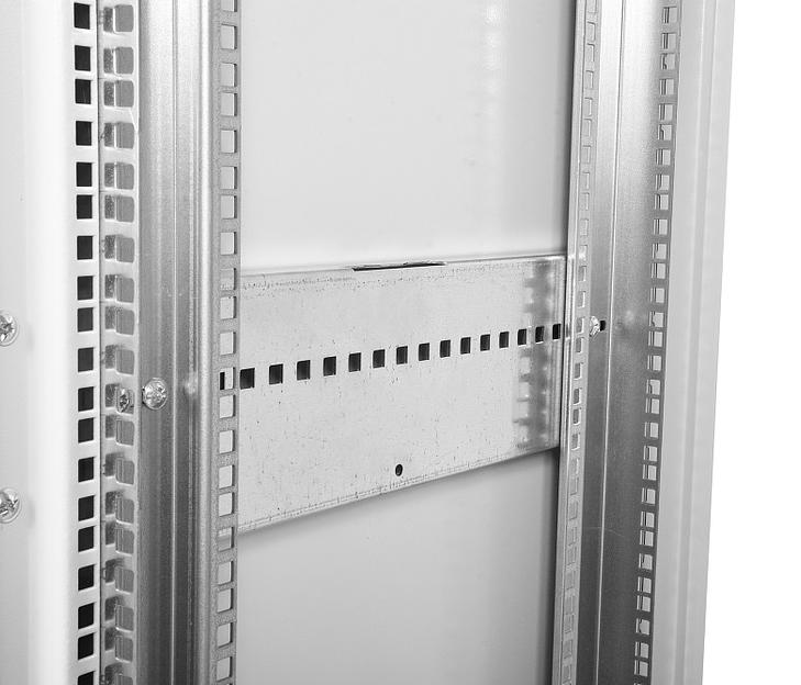 Шкаф коммутационный ЦМО (ШТК-М-33.6.8-44АА) 33U 600x800мм пер.дв.перфор. задн.дв.перфор. 2 бок.пан. 890кг серый IP20 фото 2