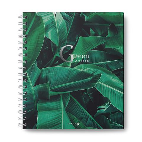 Артбук 20,5х 23,9 см, 80л., блок белый 100 г/м2, на гребне, Гринлайн, 80АРТ-005, SVETOCH фото 1