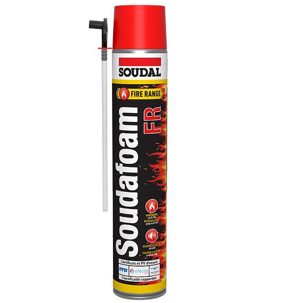 Пена монтажная огнестойкая полиуретановая Soudafoam FR 750 мл ОПТ фото 1