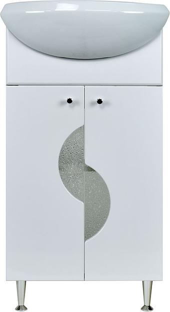 Тумба Земфира 45 DORATIZ 9908.465, напольная, белая, под умывальник Уют 45 фото 2