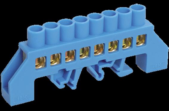 Шина N ноль комбинированный DIN-изолятор типа Стойка ШНИ-8х12-12-КС-С фото 1