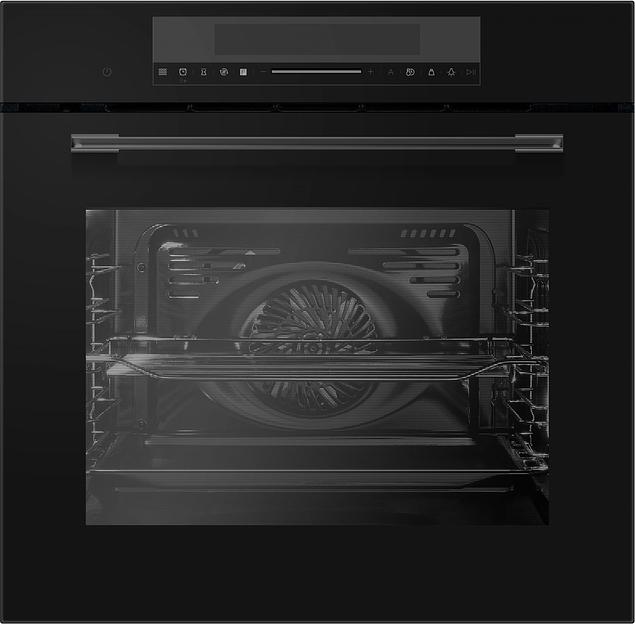 Духовой шкаф Электрический Hyundai HMEO 6780 BG черное стекло/серебристый фото 1