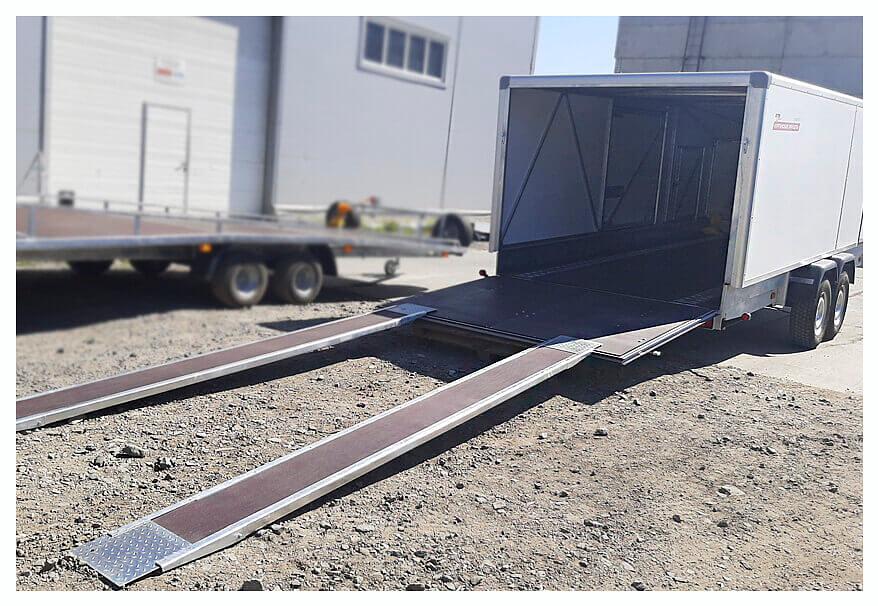 Прицеп фургон автовоз 5 м фото 4