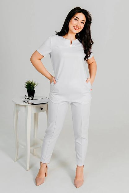 Брюки медицинские Viviform женские VF1-17-21-0, 0 (Белый), опт фото 3