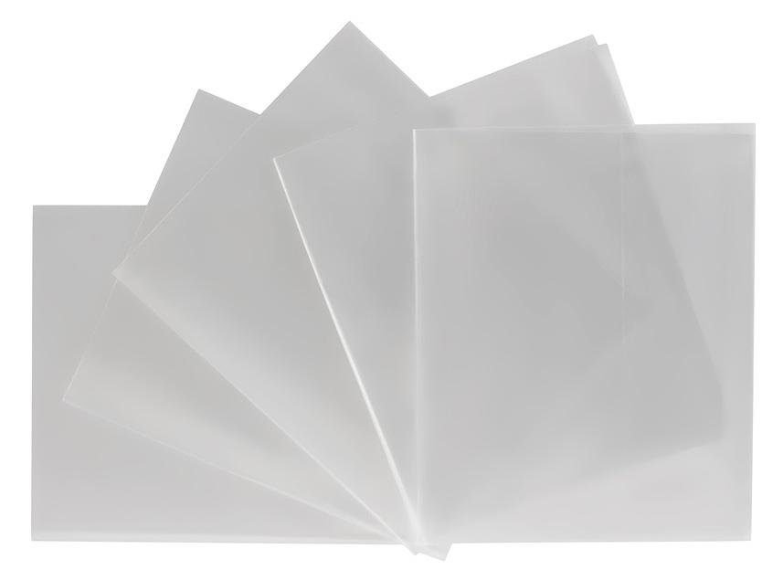 Обложка Silwerhof 382171 Солнечная коллекция с липк.сл. (набор 10шт) ПП 70мкм гладкая прозр. 280х450мм фото 2