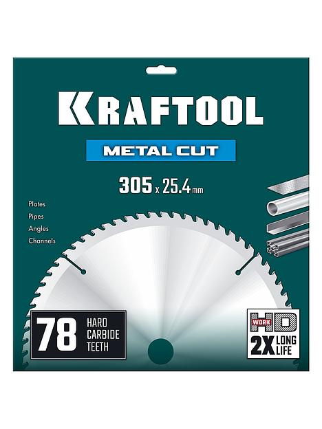 KRAFTOOL Metal Cut 305 х 25.4 мм, 78Т, диск пильный по металлу и стали (36954-305-25.4-78) фото 3
