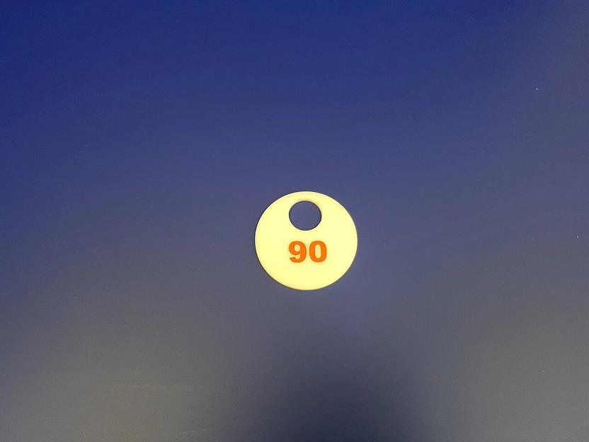 Номерки гардеробные , нанесение- пленка. фото 7