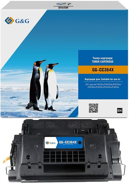 Картридж лазерный G&G GG-CC364X черный (24000стр.) для HP LJ P4015/P4515 фото 2