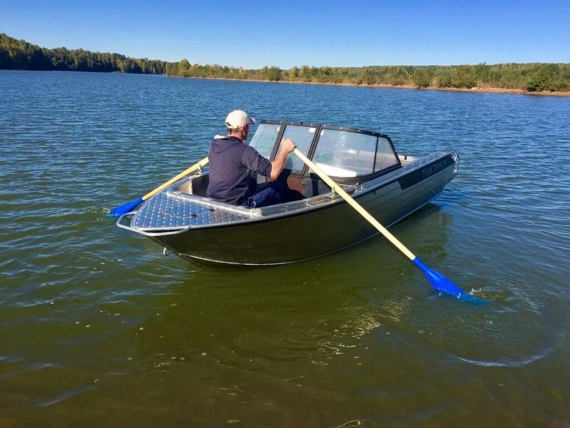 Алюминиевый катер Тактика 430 DC Lite, 458*165*81 см фото 4