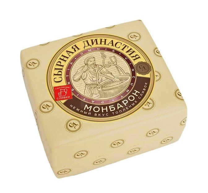 Сыр «Монбарон» 50 % квадрат фото 1