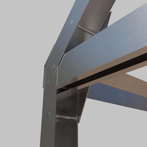 Теплица английская «Челси» 8м фото 4