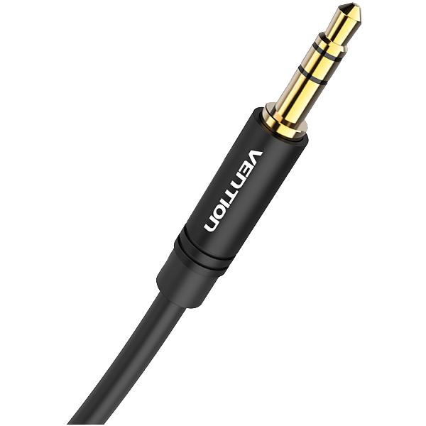 Кабель Vention аудио Jack 3,5 mm M/Jack 3,5 mm M угол 90 - 1,5м Черный Кабель Vention mini jack 3.5 mm(m)/mini jack 3.5 mm(m) - 1.5 м (BAKBG-T) фото 2