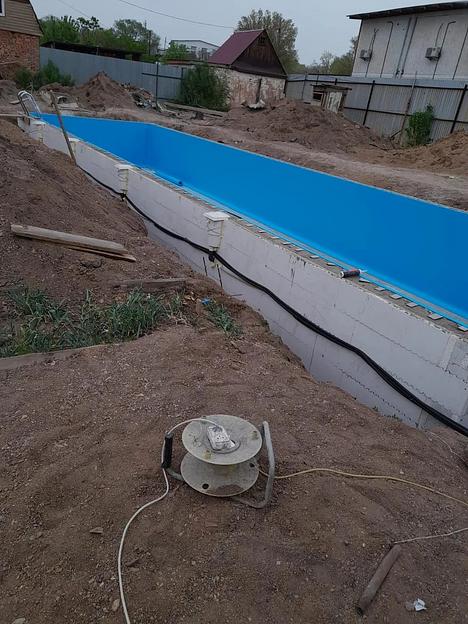 Бассейн термос из несъемной опалубки фото 3
