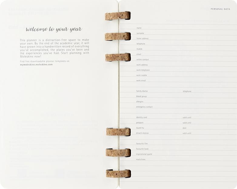 Еженедельник Moleskine SPIRAL Large 130х210мм PP 200стр. спираль черный фото 5