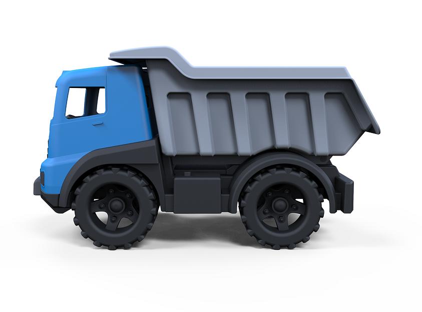 Грузовик «Казик» (синий + серый) в сетке ОПТ фото 2
