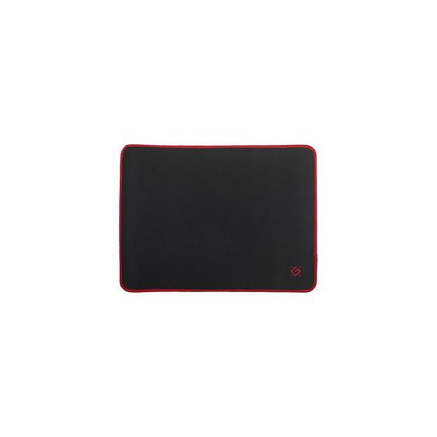 Коврик для мыши Defender 50560 (M) черный/красный, ткань, 360х270х3мм фото 1