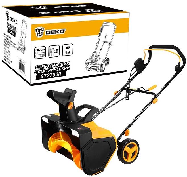 Снегоуборщик электр. Deko ST2700R 2.7кВт фото 7