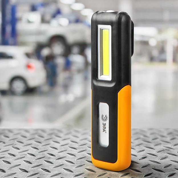 ЭРА Б0052313 Светодиодный фонарь Рабочие, серия "Практик" RA-803 аккумуляторный, крючок, магнит, miscro USB фото 9