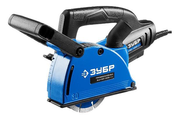 Штроборез Зубр Профессионал ЗШ-П30-1400 ПСТ 8800об/мин 1400W синий фото 1