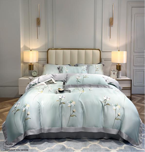 Комплект постельного белья 2 спальное 50х70 100 % тенсель ОПТ фото 3