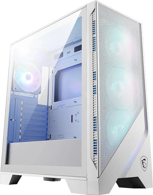 Корпус MSI MAG Forge 320R Airflow белый без БП ATX 4x120mm 2xUSB3.0 audio bott PSU фото 1