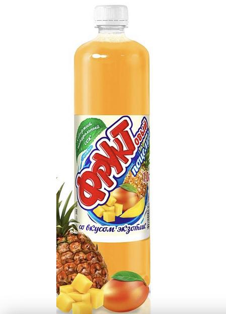 Напиток со вкусом экзотик «Фруктовый поцелуй» негазированный 1,5 л, опт фото 1