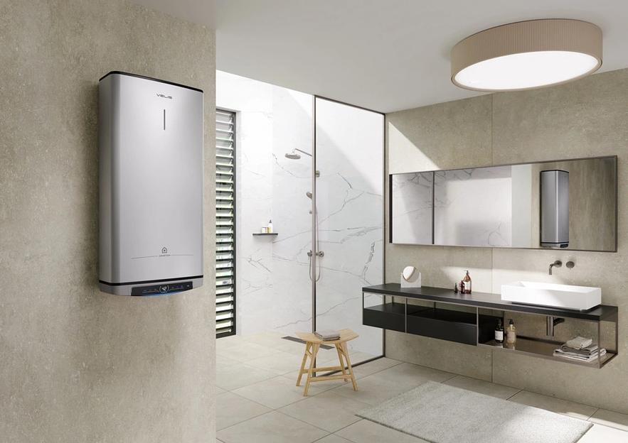 Водонагреватель Ariston Velis Lux Inox PW ABSE WIFI 100 2.5кВт 100л электрический настенный/серый фото 9