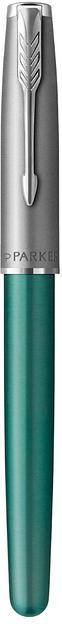 Ручка перьев. Parker Sonnet Essential SB F545 (CW2169362) LaqGreen CT F сталь нержавеющая подар.кор. фото 2
