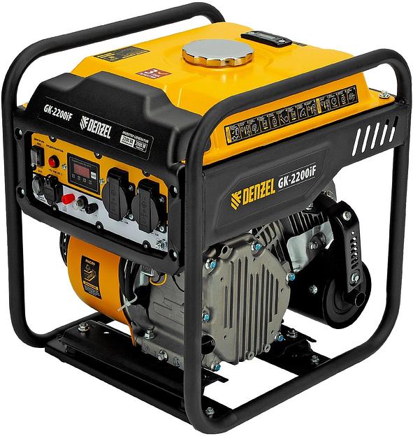 Генератор Denzel GK-2200iF 2.2кВт фото 1