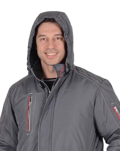 Костюм «Сириус-Алекс»зимний куртка и брюки, тёмно-серый ОПТ фото 7