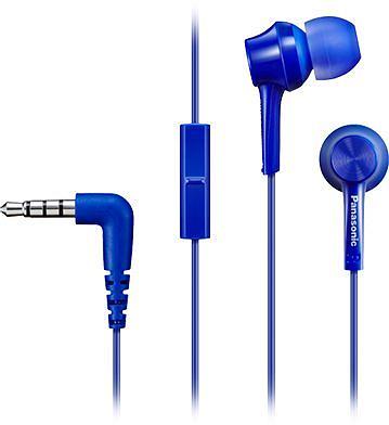 Гарнитура вкладыши Panasonic RP-TCM115GC 1.2м синий проводные в ушной раковине (RP-TCM115GCA) фото 1