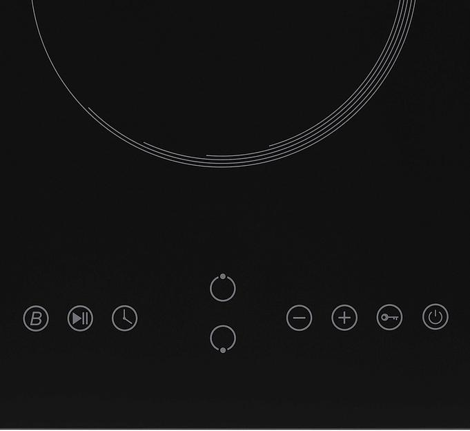 Индукционная варочная поверхность Krona VENTO 30 BL V1 черный фото 3