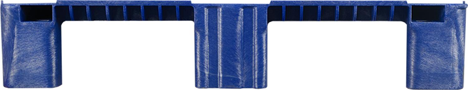 Паллет 1200x800х150 сплошной, на 3-х полозьях  красный фото 4