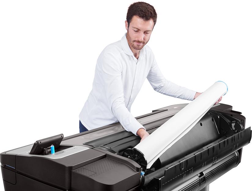 Плоттер HP Designjet T1700dr (W6B56A) A0/44" фото 9