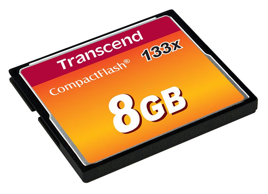 Карта памяти Transcend CompactFlash 133 8GB (TS8GCF133) фото 3