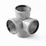 Крестовина 2-х плоскостная (Полипропилен) 110x110x110/87,5 фото 1