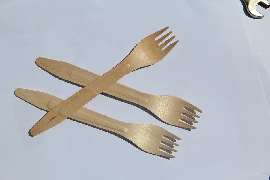 Вилка одноразовая 165 мм ОПТ фото 7