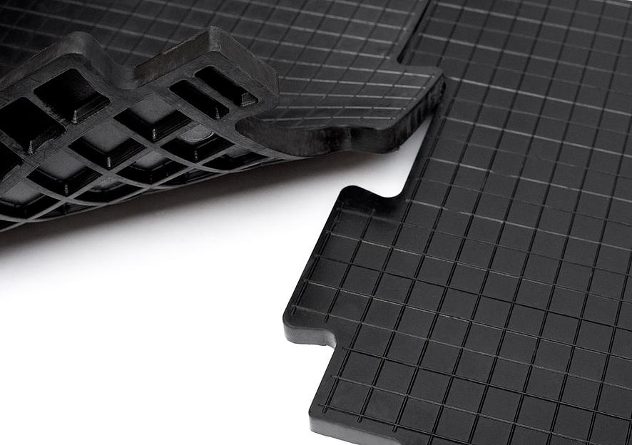 Резиновая плитка «Унидор-Техно», 20 мм, 500х500 мм, чёрная опт фото 3