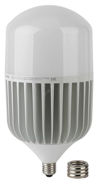 Лампа светодиодная LED 100Вт E27/E40 4000K Т160 колокол 8000Лм нейтр ЭРА Б0032089 фото 1