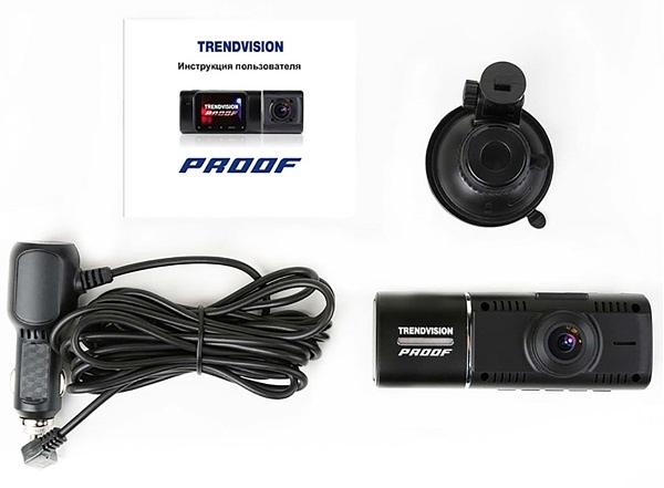 Видеорегистратор TrendVision Proof PRO GPS черный 1080x1920 146гр. GPS фото 6
