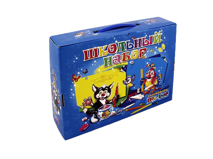 Коробка для школьного набора «Пол и Граф» (синяя), М-772 фото 2