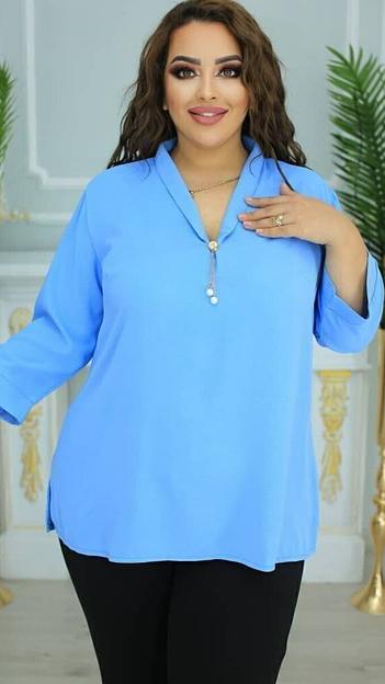 Блуза однотонная, Опт фото 2