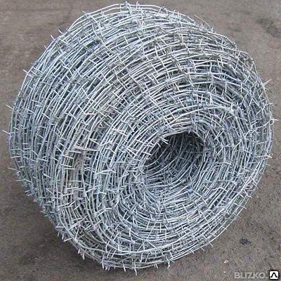 Проволока колючая однорядная оцинкованная 2,0 мм фото 1