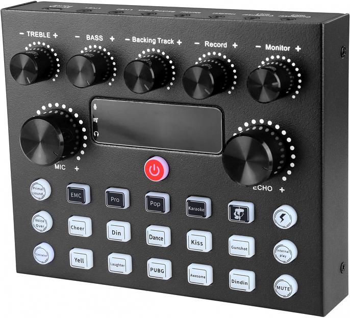 Микрофон проводной Оклик SM-600G 2.5м черный фото 9