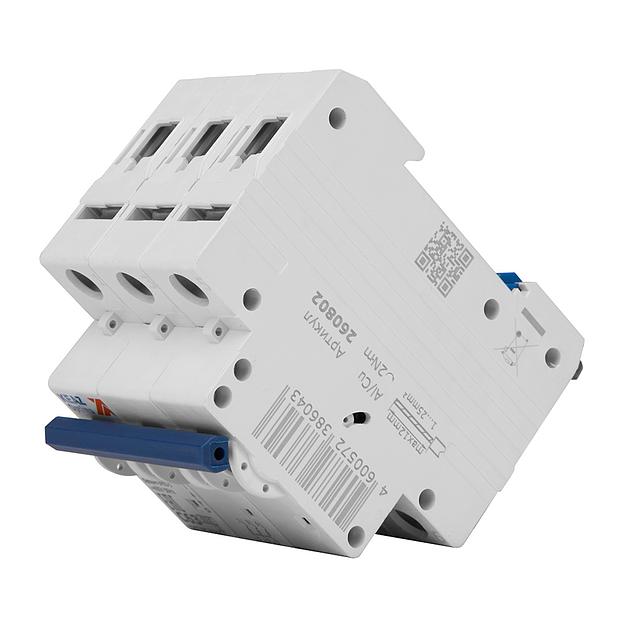 Выключатель автоматический модульный 3п C 63А 6кА OptiDin BM63-3C63-УХЛ3 КЭАЗ 260802 фото 5