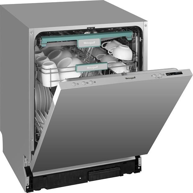 Посудомоечная машина встраив. Weissgauff BDW 6033 Wi-Fi Inverter Autoopen полноразмерная фото 6